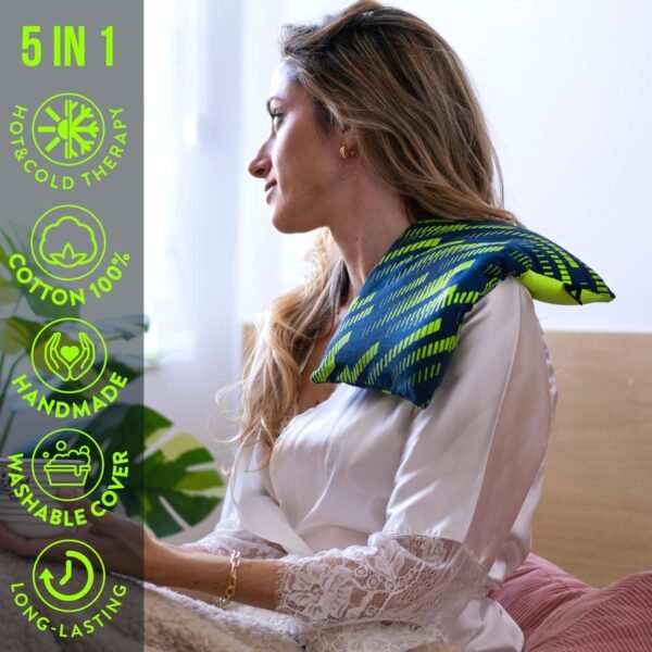 Bouillotte a Rechauffer Micro Onde avec Graine 5