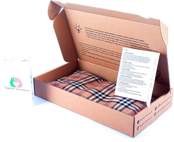 Bouillotte Chauffante Micro Onde Graine de Lin Dehoussable 4