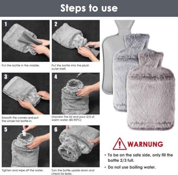 Bouillotte Eau Chaude au Micro Onde 7