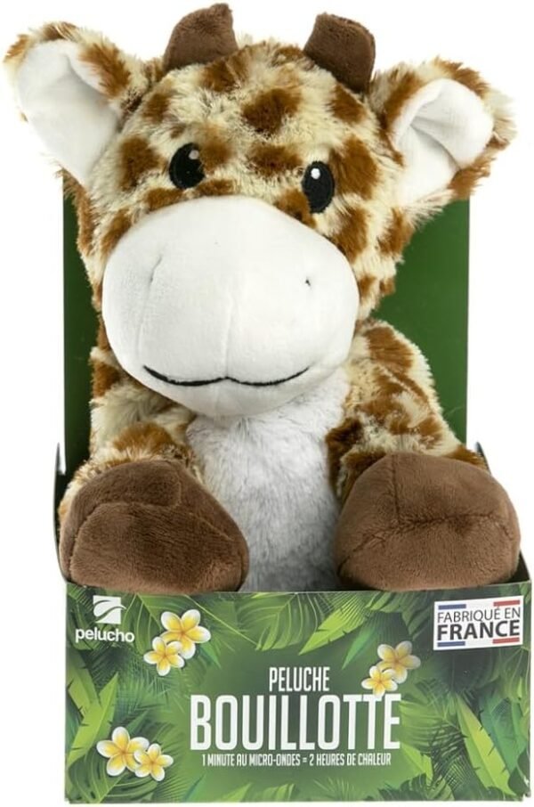 Bouillotte Girafe Peluche Micro Onde 3