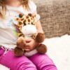 Bouillotte Girafe Peluche Micro Onde 4