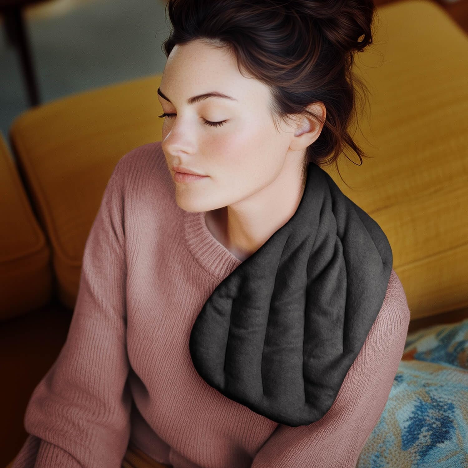Bouillotte Longue se Réchauffe au Micro Onde
