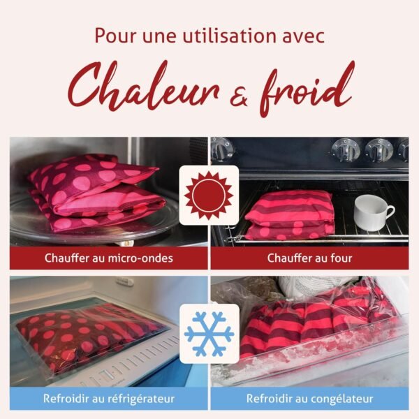 Bouillotte Micro Onde Noyaux de Cerises 5