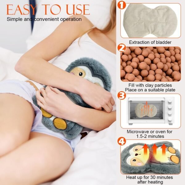 Bouillotte Micro Onde Peluche Bouc 4