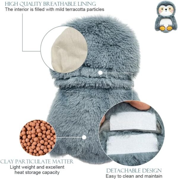 Bouillotte Micro Onde Peluche Bouc 5
