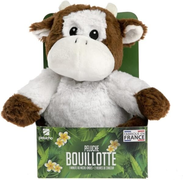 Bouillotte Micro Onde Peluche Vache 3