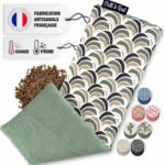 Bouillotte Micro Onde Verte Foncée 1