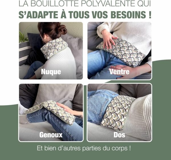 Bouillotte Micro Onde Verte Foncée 2