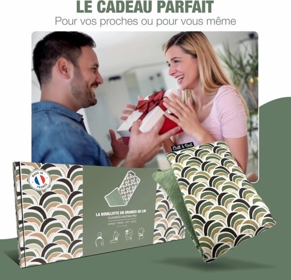 Bouillotte Micro Onde Verte Foncée 6