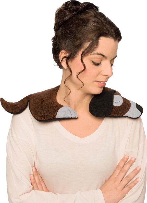 Bouillotte Micro Ondes Peluche Chien Noir 2