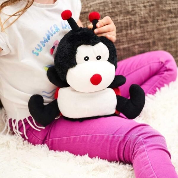 Bouillotte Peluche Coccinelle Micro Onde 4
