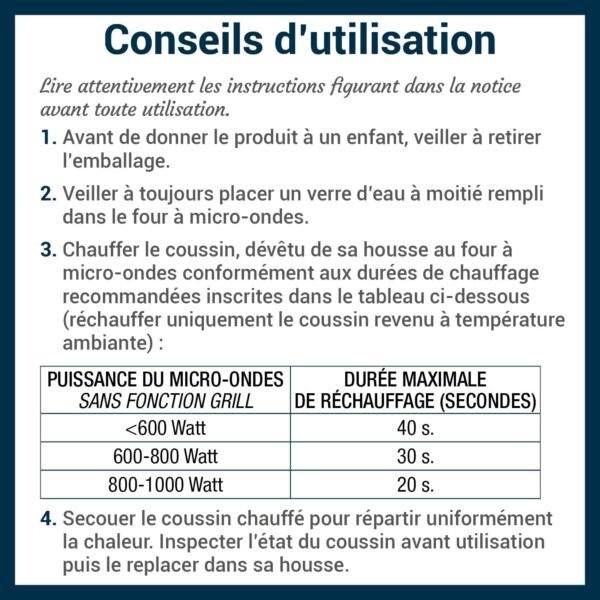 Bouillotte Peluche Combien de Temps au Micro Onde 5
