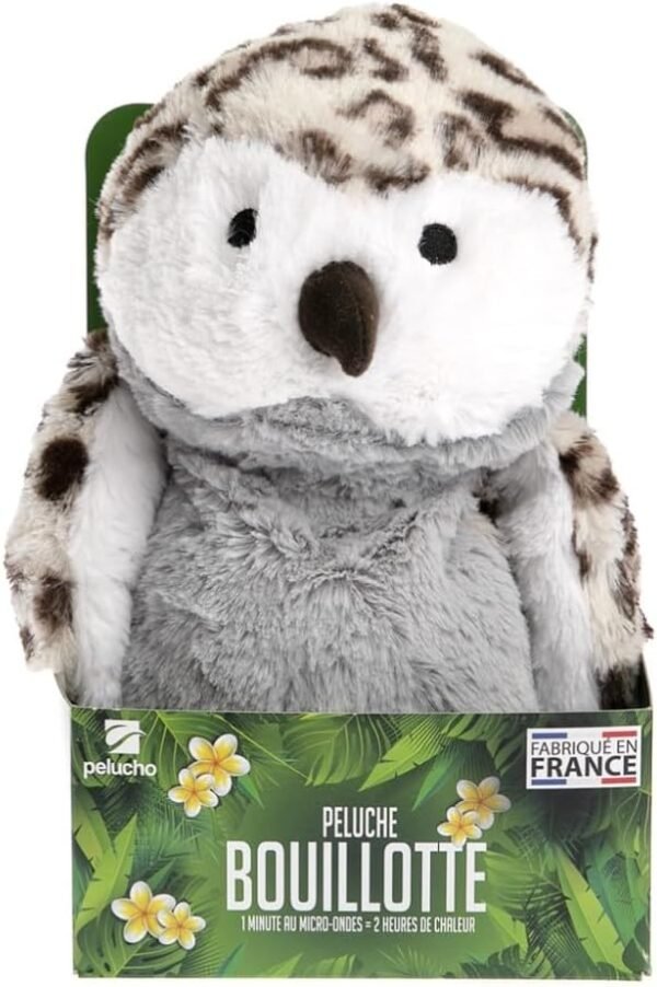 Bouillotte Peluche Micro Onde Hibou 3