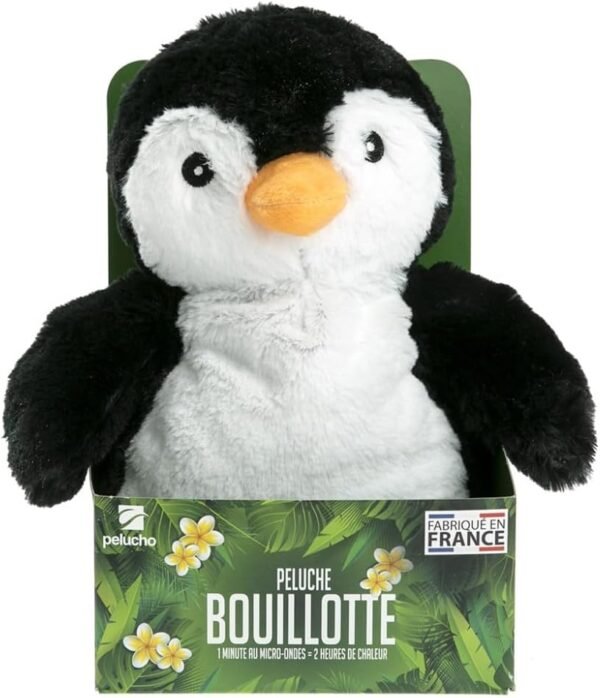 Bouillotte Peluche Micro Onde Pingouin 3