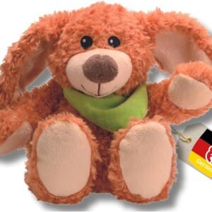 Peluche Bouillotte Lapin Marron Allongé pour Micro-onde 1