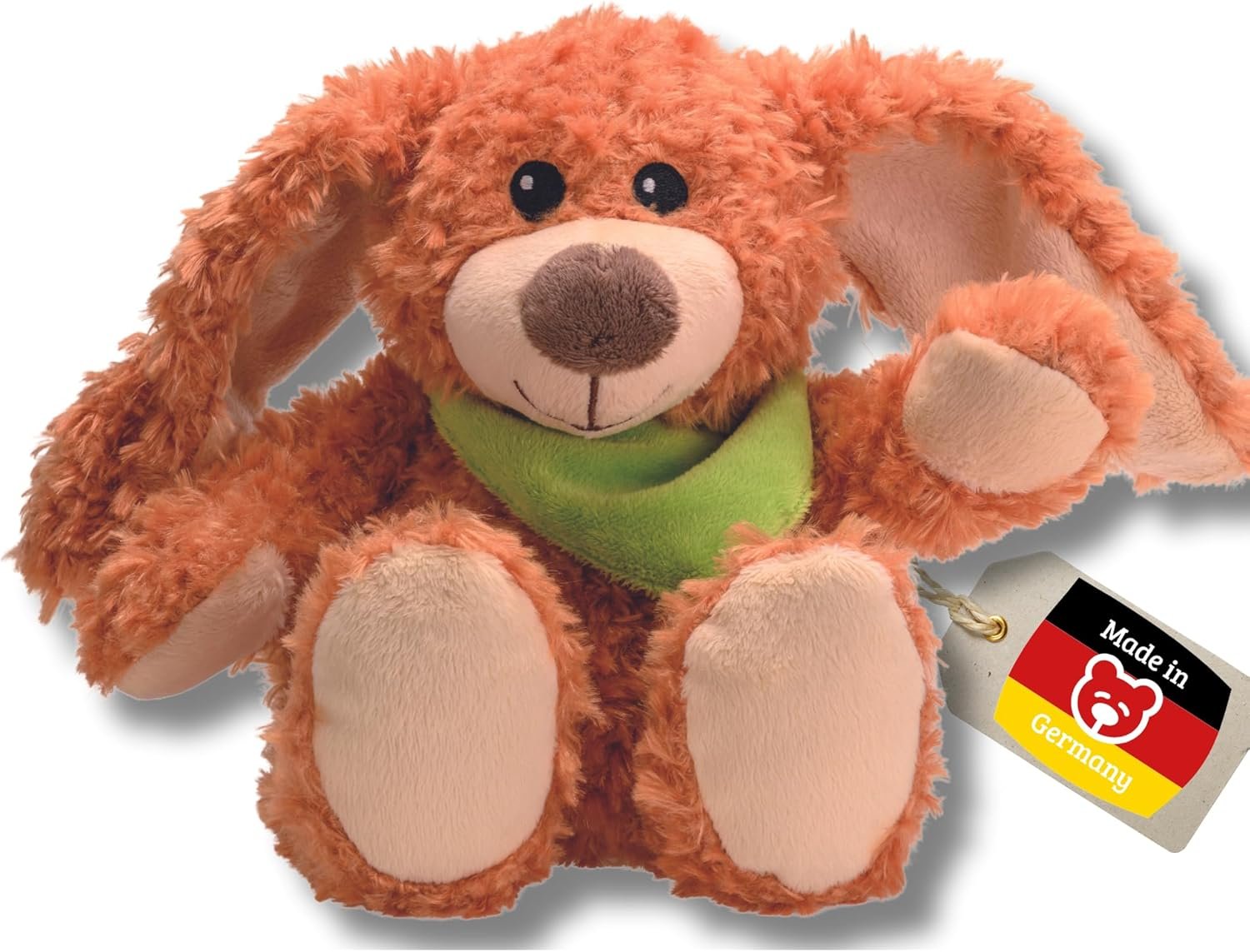 Peluche Bouillotte Lapin Marron Allongé pour Micro-onde