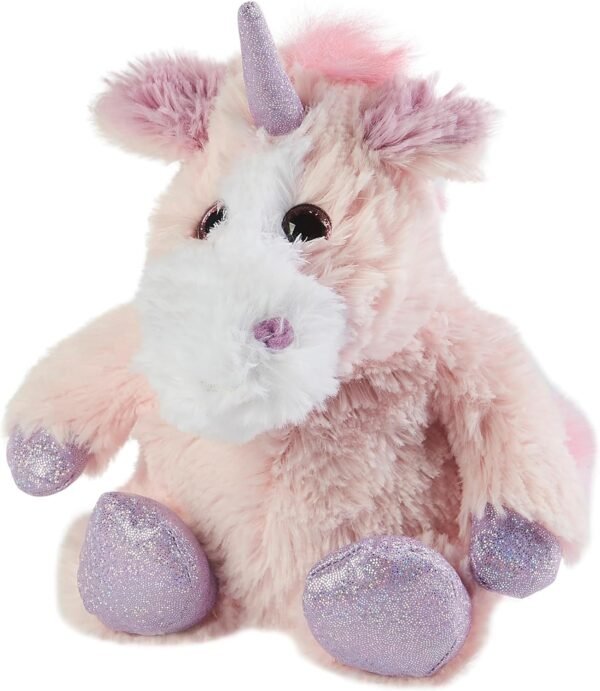 Peluche Bouillotte Licorne au Micro Ondes 1