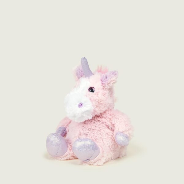 Peluche Bouillotte Licorne au Micro Ondes 3
