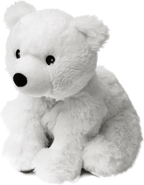 Soframar Bouillotte Peluche à Graine Micro Onde Hooty Blanc 1